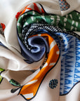 Poppy Palette Mandarin 90cm FRINGED