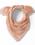 Fringed Monogram Peach
