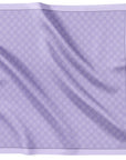 Fringed Monogram Lilac 90cm