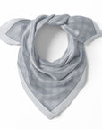 Fringed Monogram Grey 90cm