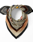Spring Check Black 90cm