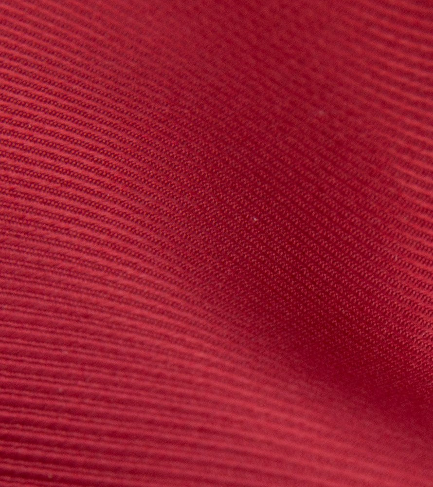 Mahogany 70cm Ribbed Silk Scarf