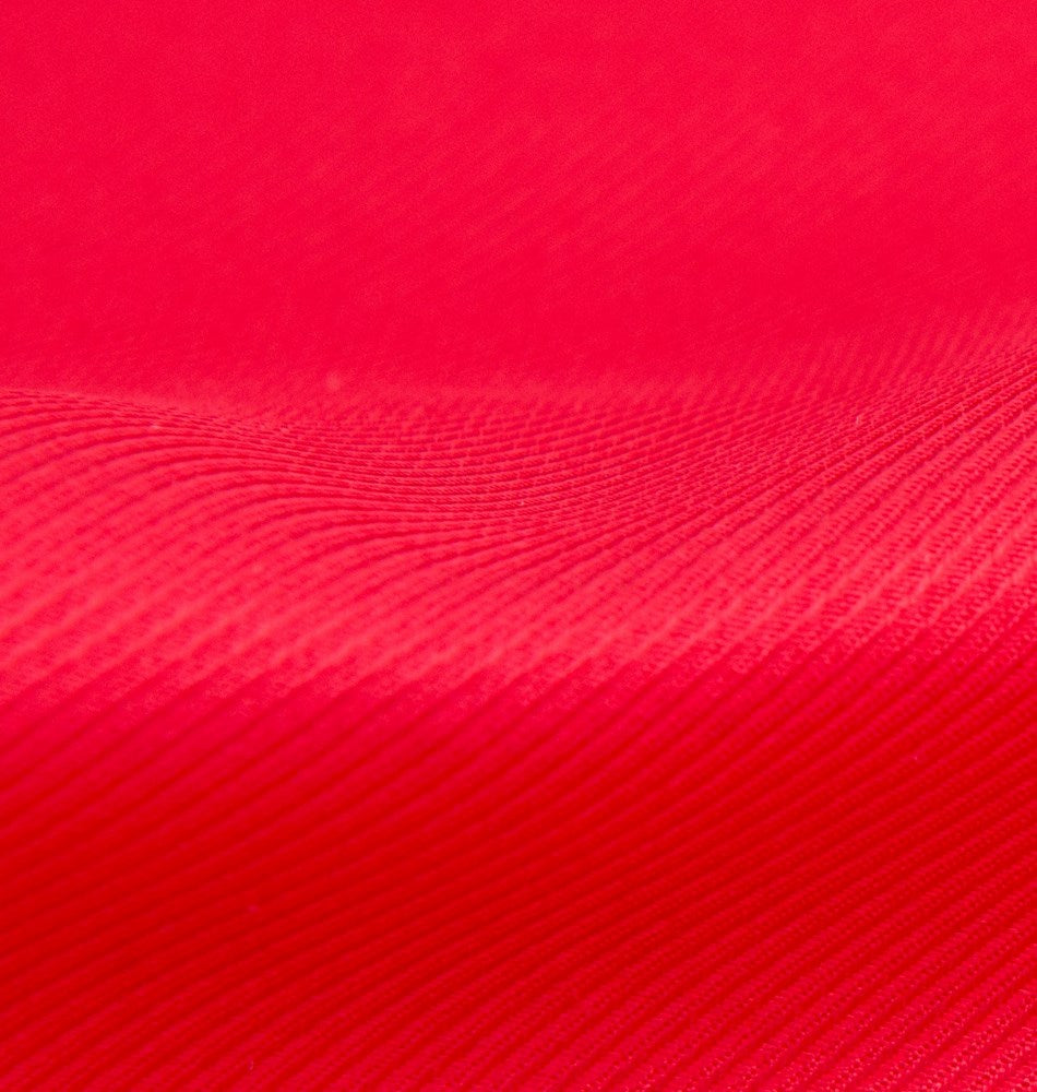 Lipstick 70cm Ribbed Silk Scarf