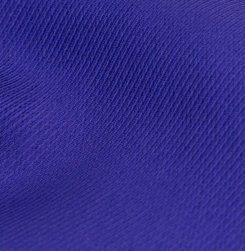 Indigo 70cm Ribbed Silk Scarf