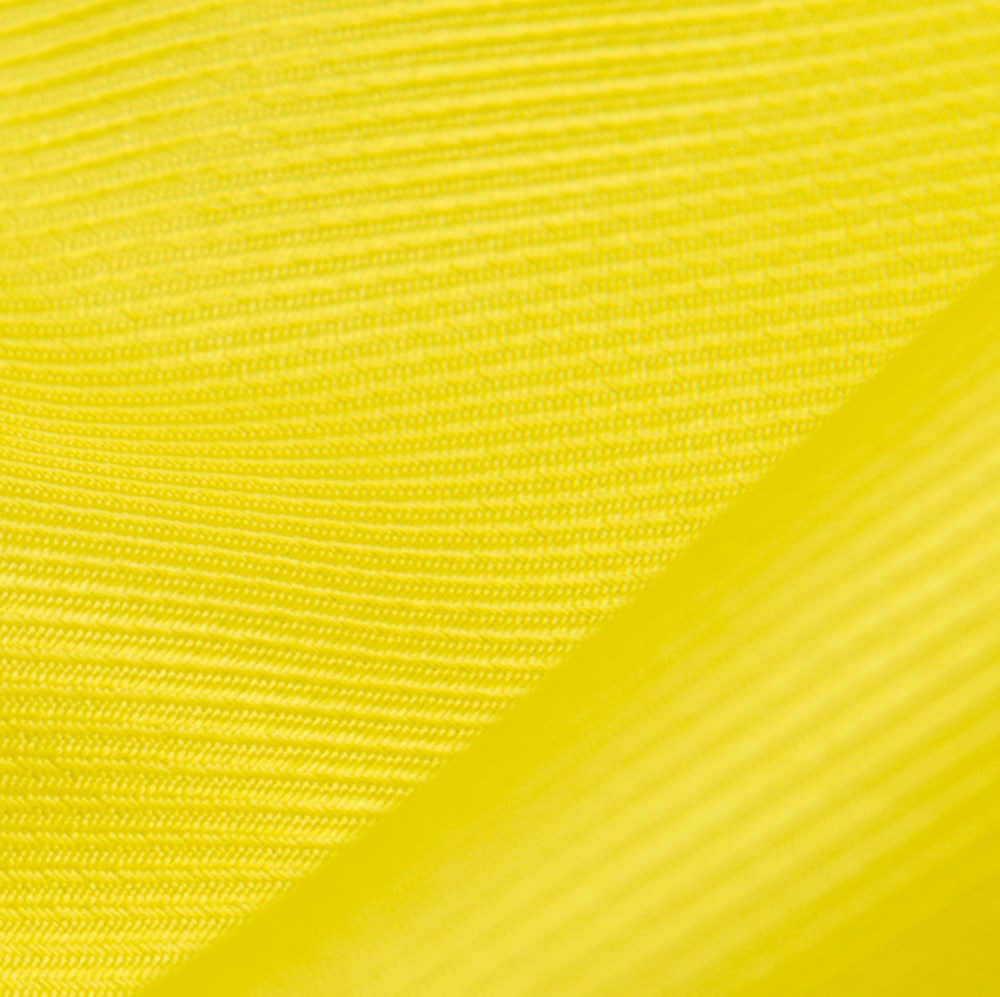 Bitter Lemon 80cm Ribbed Silk Scarf