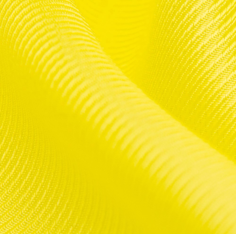 Citron 70cm Ribbed Silk Scarf
