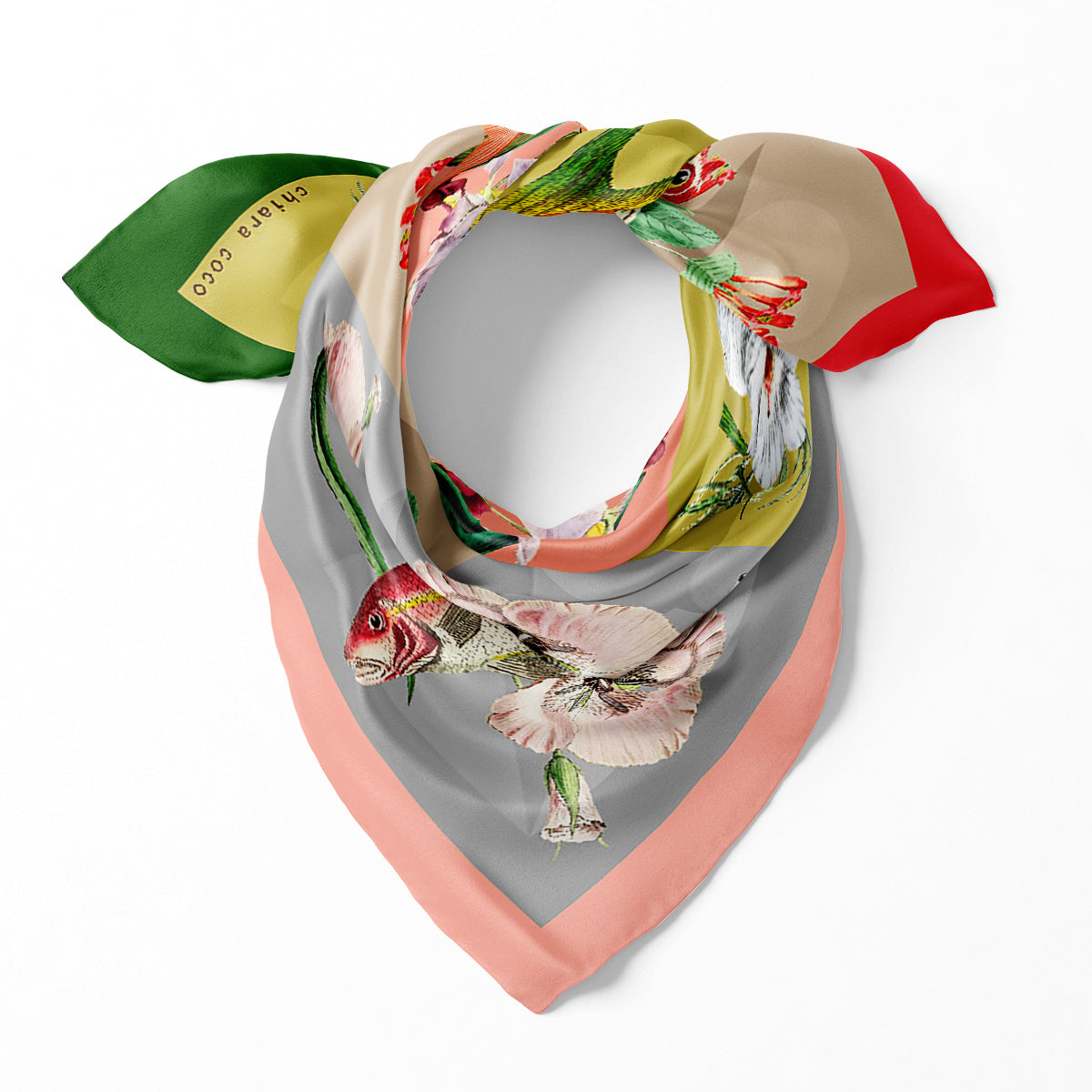 Ichthyology Floral Red