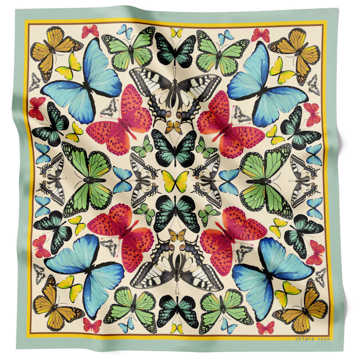 Butterfly Kingdom Pale Sage