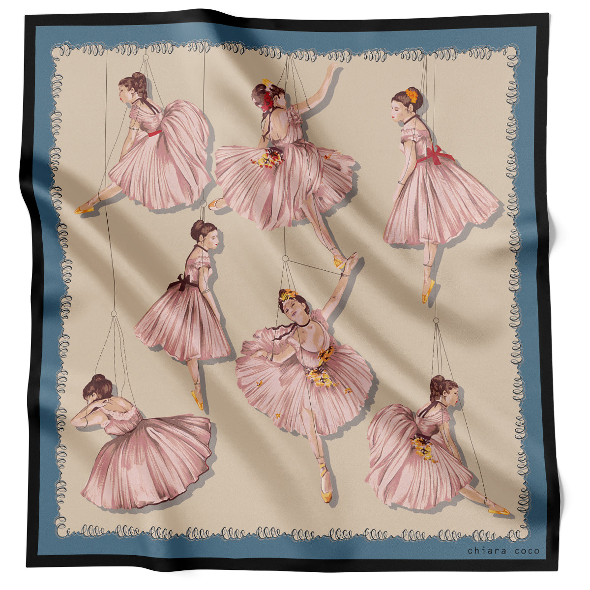 Arabesque Storm Blue 70cm