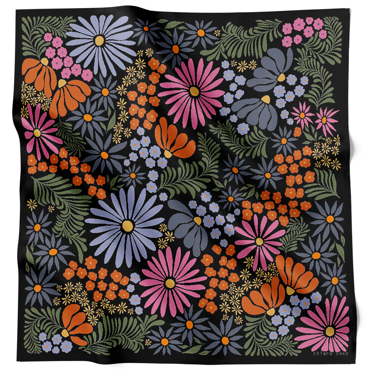 Daisy Meadow Black 70cm