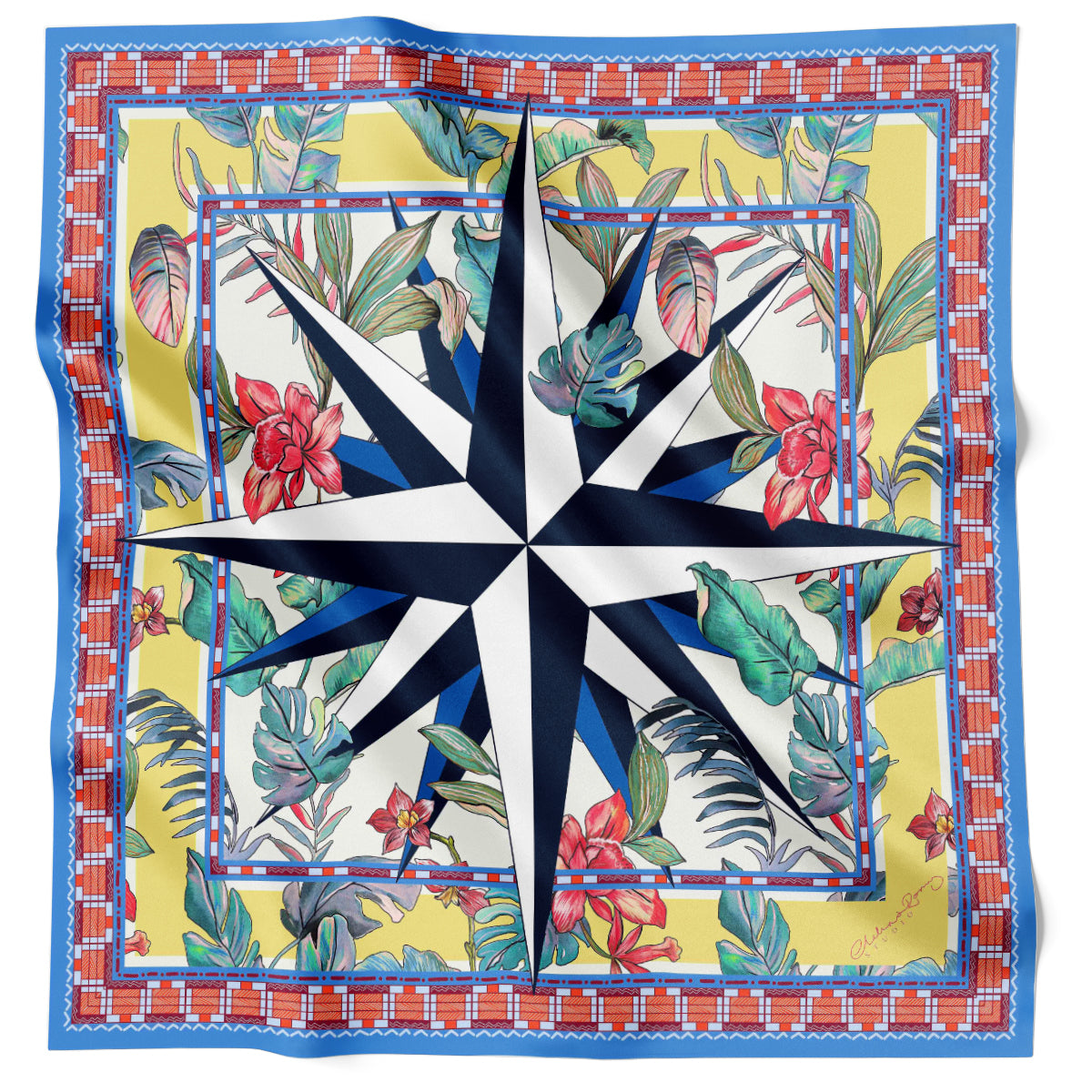 Tropical Compass Blue