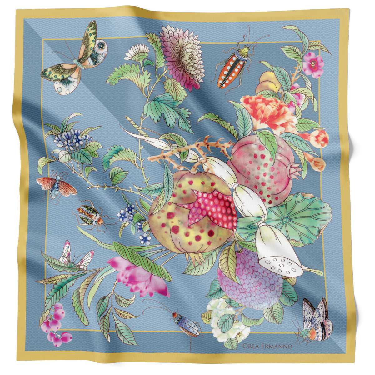 Entemology Floral Blue