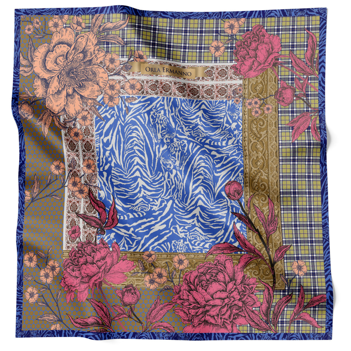 Patterns &amp; Peonies Blue