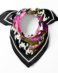 Springtime Houndstooth Black