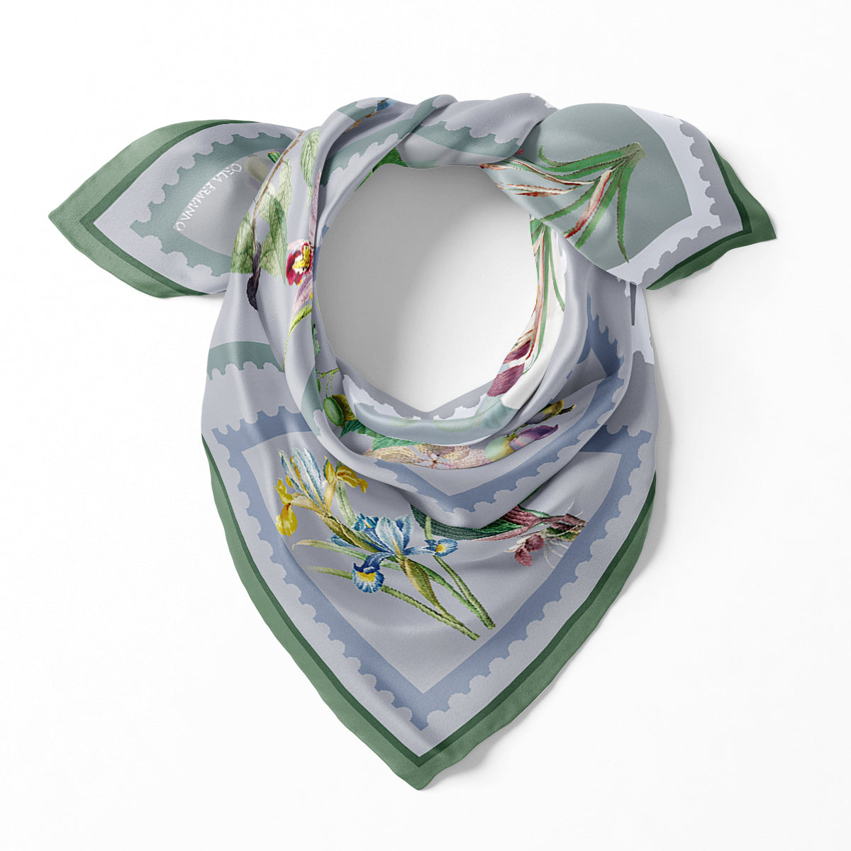 Floral Stamps Sage 90cm