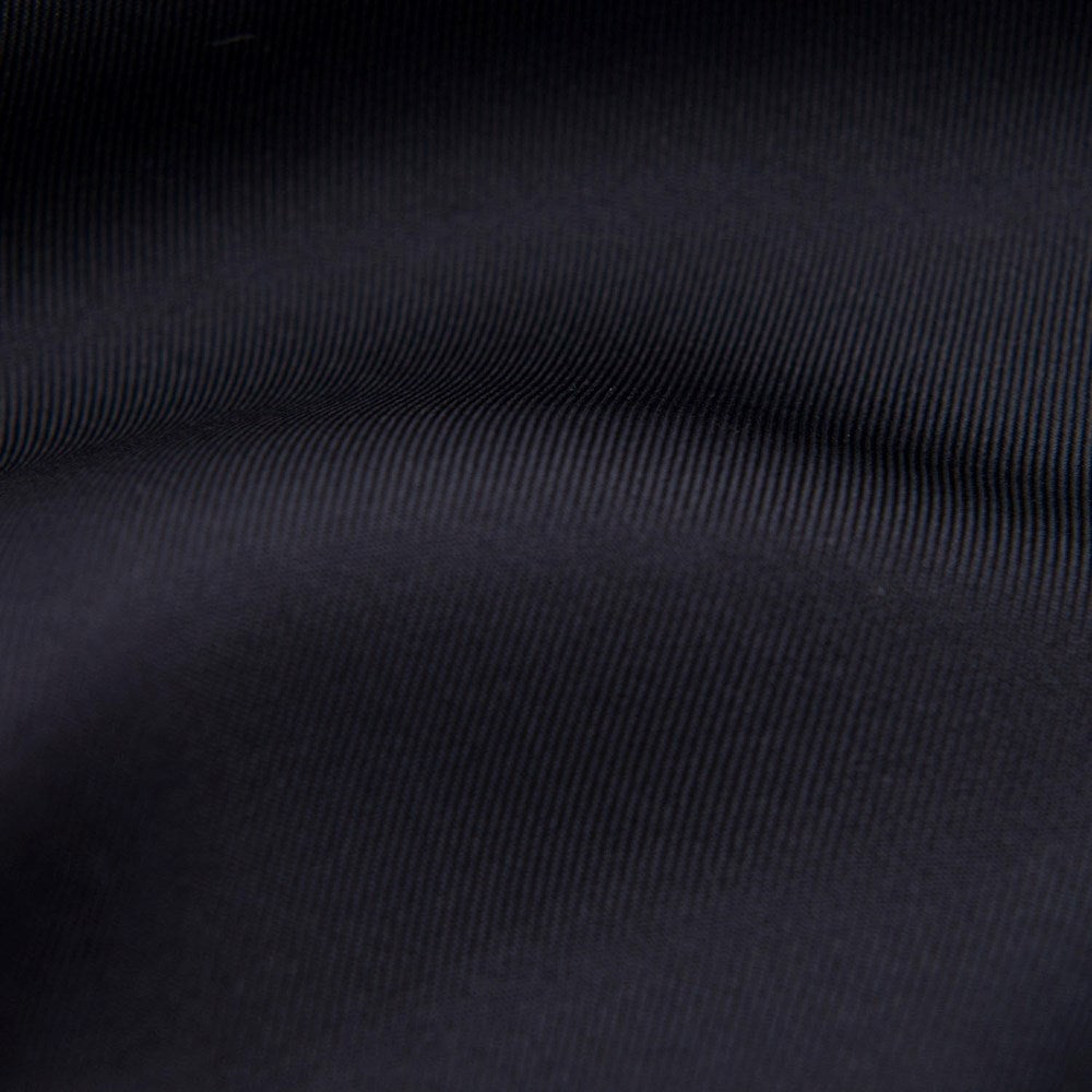 Black 70 cm Ribbed Silk Scarf