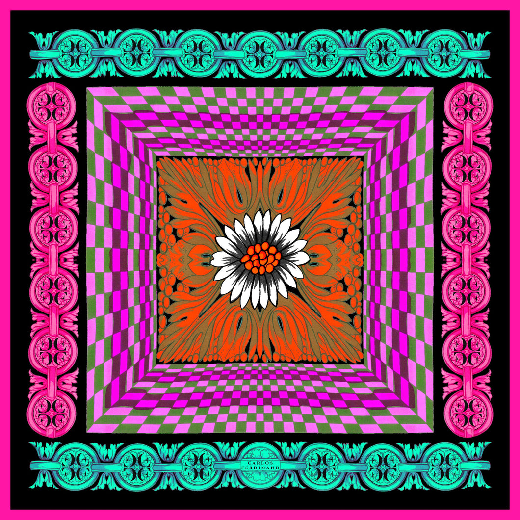 Kaleidoscopic Tessellation Pink